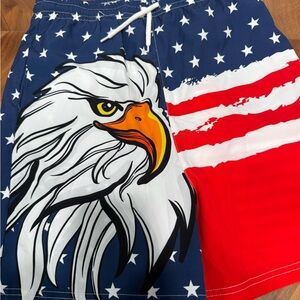 Patriotic Eagle Men's Swim Shorts Besser Bay.